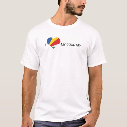セーシェル大好き Tシャツ (正面)