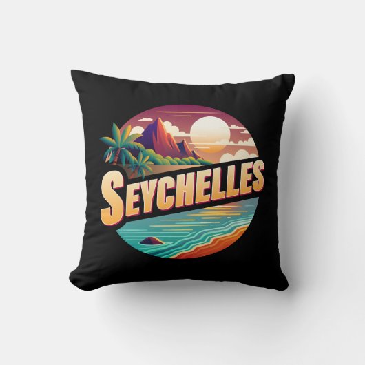 セーシェル諸島インディアン海 クッション (正面)