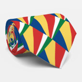 セーシェル諸島，セーシェルファッション国旗，ビジネス ネクタイ (ロール)