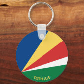 セーシェル魅力的国旗 キーホルダー (正面)