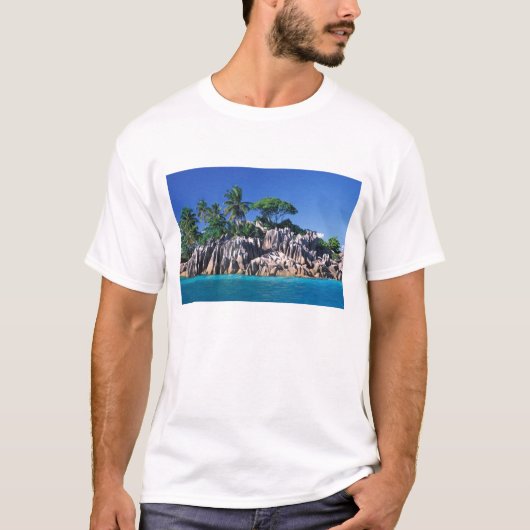 セーシェル ピール島 (プララン島近郊) Tシャツ (正面)