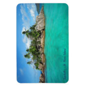 セーシェル，プラスリン – トロピック島 – 写真 マグネット (縦)