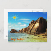 セーシェル ポストカード (正面/裏面)