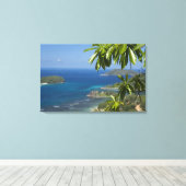 セーシェル、マヘ島。～の西海岸 キャンバスプリント (インサイチュ (ウッドフロア))