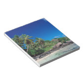 セーシェル、マヘ島、アンセロイヤルビーチ。2 ノートパッド (アングル)