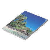 セーシェル、マヘ島、アンセロイヤルビーチ。2 ノートパッド (回転)