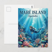 セーシェル・マヘ島 ポストカード (正面/裏面)