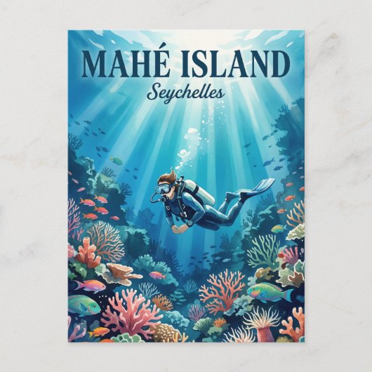 セーシェル・マヘ島 ポストカード (正面)