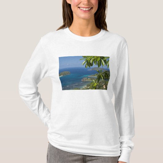 セーシェル、マヘ島。西海岸 Tシャツ (正面)