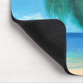 "セーシェル" – 熱帯島海アートマウスパッド マウスパッド (コーナー)