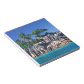 セーシェル。Ilot St. Pierre （Praslinの近く） ノートパッド (アングル)