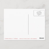 セーシェルCowrieシェル ポストカード (裏面)