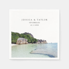 セーシ結婚ェルのカスタムフォトカクテルナプキン スタンダードカクテルナプキン