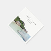 セーシ結婚ェルのカスタムフォトカクテルナプキン スタンダードカクテルナプキン (角)