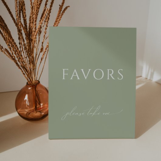 セージお洒落グリーン赤ちゃんシャワー好み 台座サイン