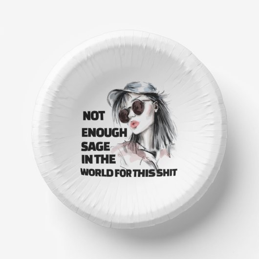 セージが足りない ペーパーボウル (正面)