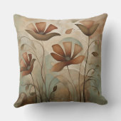 セージさび装飾フローラ クッション (裏面)