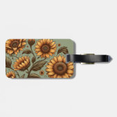 セージとヒマワリ ラゲッジタグ (裏面横)