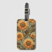 セージとヒマワリII ラゲッジタグ (正面縦)