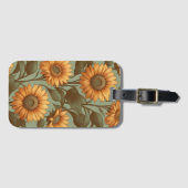 セージとヒマワリII ラゲッジタグ (正面横)