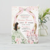 セージと赤面ピンクコケットボウフェアヤレタールキャッスル 招待状 (スタンド正面)