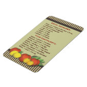 セージの料理マグネット用ハンディキッチンガイド マグネット (左側)