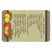 セージの料理マグネット用ハンディキッチンガイド マグネット (横)