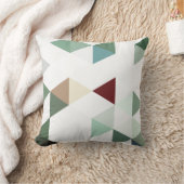 セージはっきりしたと白の幾何学的装飾用クッション クッション (ブランケット)