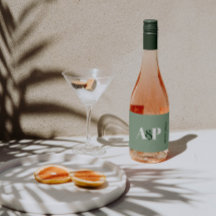 セージはっきりしたグリーン&ホワイトタイポグラフィカップルのシャワー