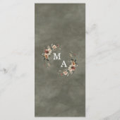 セージウィスパーグリーンコテージコア結婚フローラ メニュー (裏面)