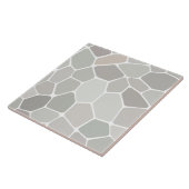 セージエグ淡い色のシェルモザイク タイル (側面)