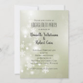 セージエレガントアブストラクト水彩画の雪 (正面)