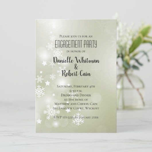 セージエレガントアブストラクト水彩雪 (スタンド正面)