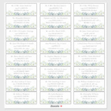 セージエレガントグリーナリーゲスト住所 シール