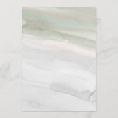 セージエレガントグリーンとグレーの水色 | 結婚s メニュー (裏面)