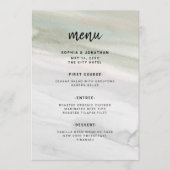 セージエレガントグリーンとグレーの水色 | 結婚s メニュー (正面)