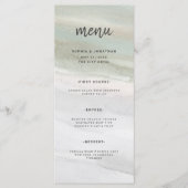 セージエレガントグリーンとグレーの水色 | 結婚s メニュー (正面)