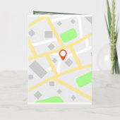 セージエレガントグリーンとホワイトモノグラム結婚ズ 招待状 (裏面)