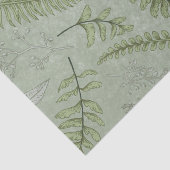 セージエレガントグリーンウォーター色フローラ 薄葉紙 (詳細)