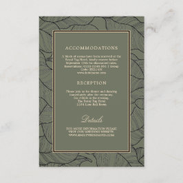 セージエレガントグリーンクラシック詳細 エンクロージャーカード