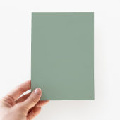 セージエレガントグリーンサンフラワーリース 招待状