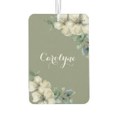 セージエレガントグリーンフローラ カーエアーフレッシュナー (裏面)