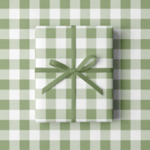 セージエレガントグリーンプレイドパターン