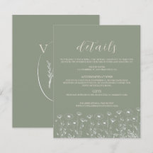 セージエレガントグリーンミニマリストボホフローラズ結婚