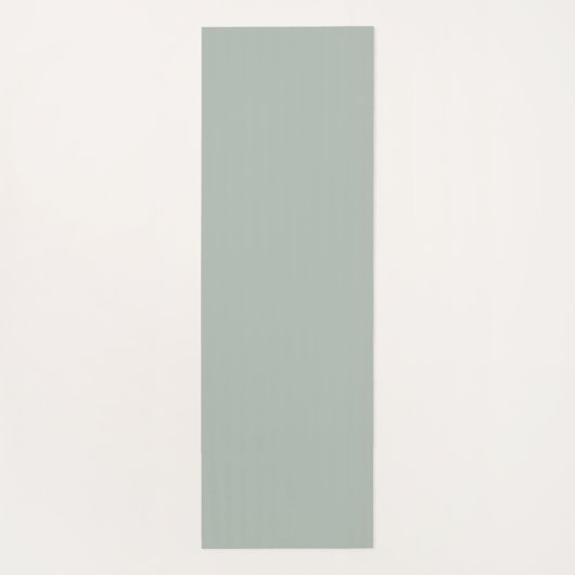 セージエレガントグリーン名パーソナライズされたヨガマット ヨガマット (裏面)