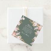 セージエレガントグリーン牡丹結婚ズ フェイバータグ (インサイチュ)