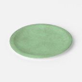 セージエレガントグリーン紙プレート ペーパープレート (アングル)