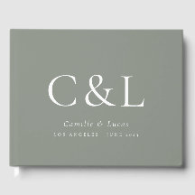 セージエレガントグリーン結婚ミニマリスト