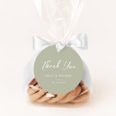 セージエレガントグリーン結婚書道 フェイバータグ