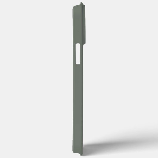 セージエレガントモノグラムイニシャル Case-Mate iPhoneケース (裏面 / 右)